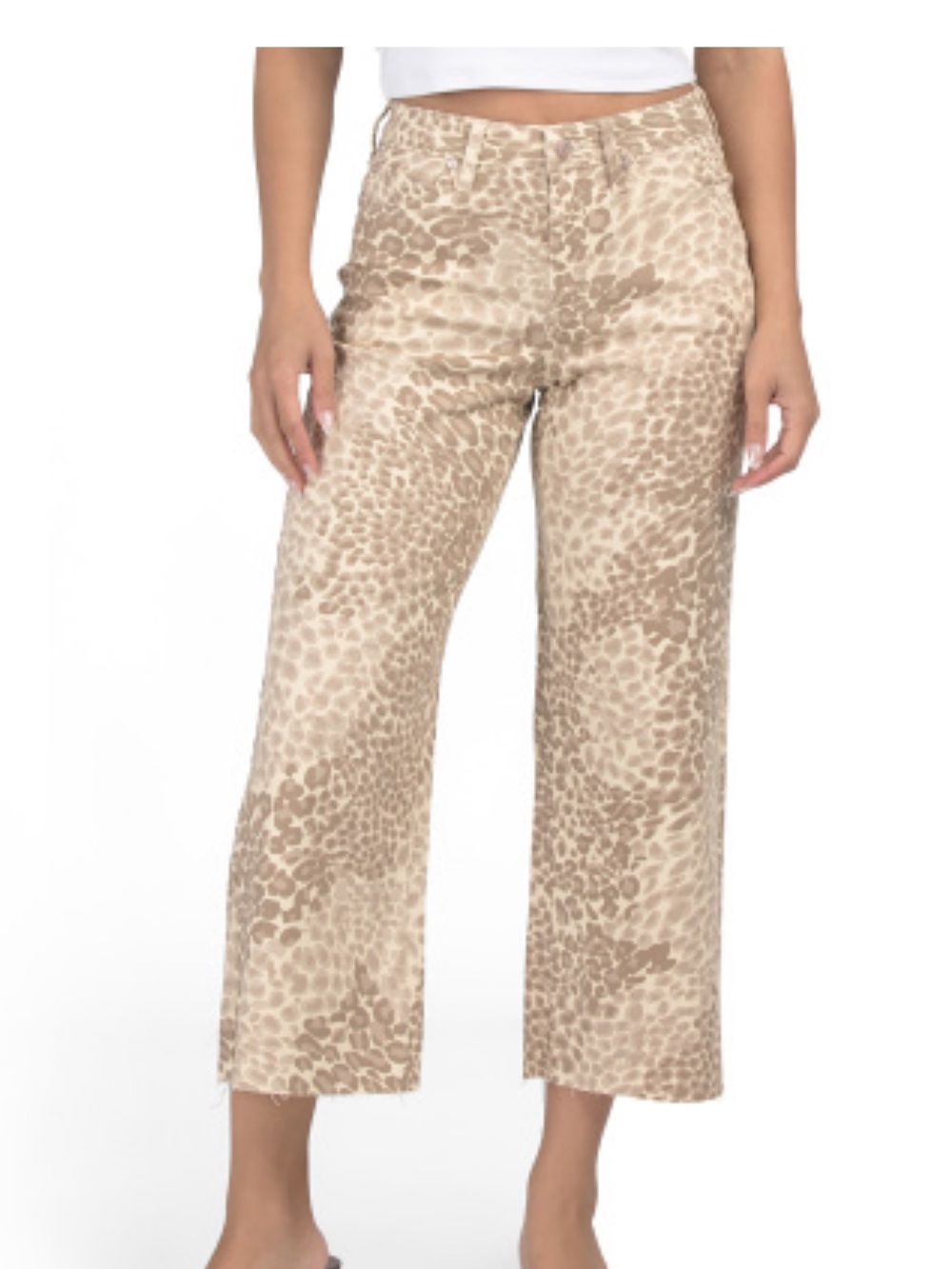 Oat New York high rise wide leg Wide-Leg crops- NWT - retail 65